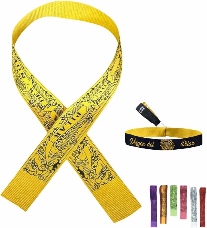 Cinta Medida de la Virgen del Pilar — Amarillo